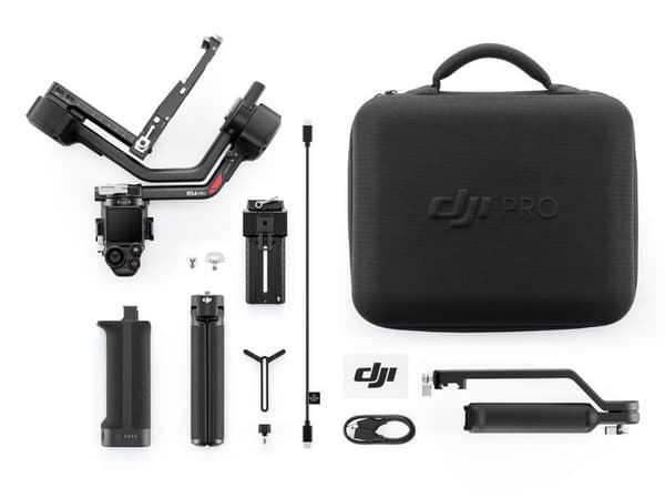 DJI RS 4 Pro Combo — professionell 3-axlig gimbal