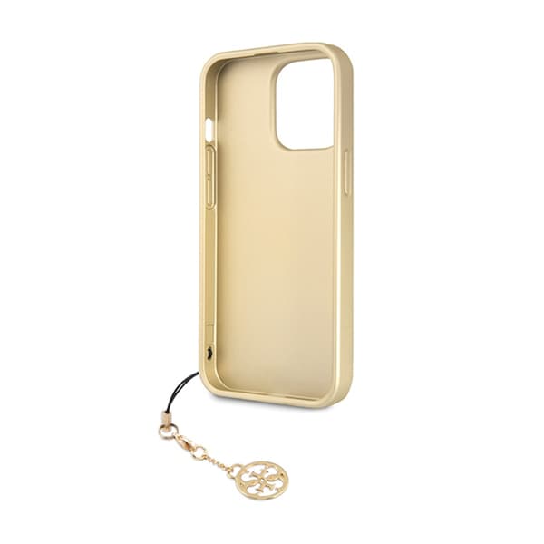 Guess 4G Charms Collection - iPhone 14 Pro -kotelo (harmaa)