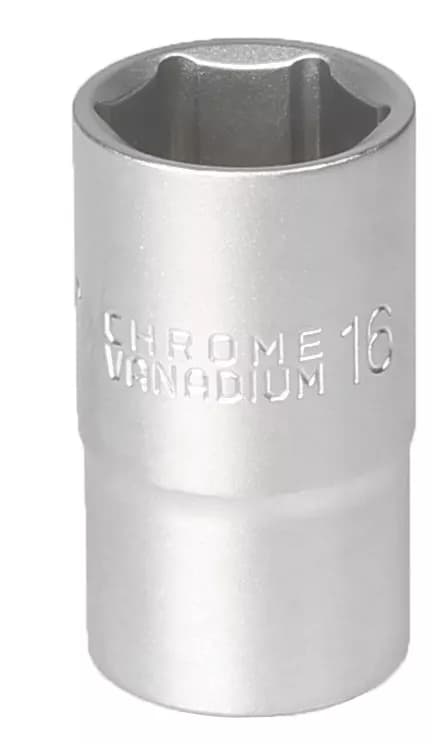 MJW 1/2" topnøgle 6-kantet 16 mm