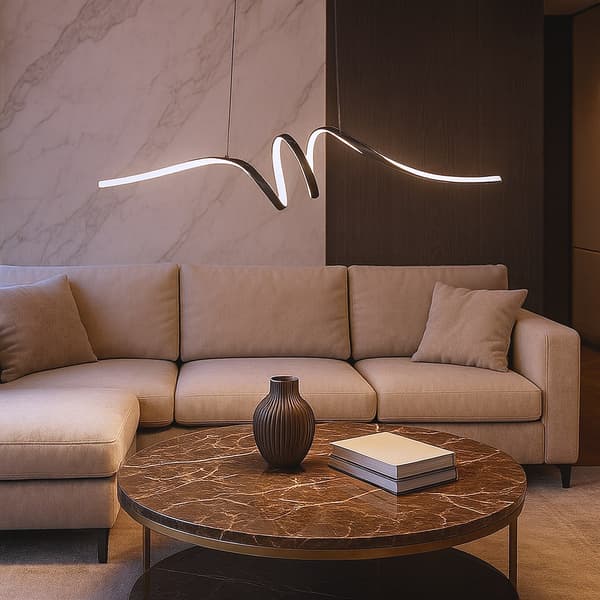 LOOP LED HÄNGLAMPA SVART MILAGRO ML1577