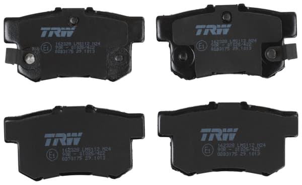 BAKRE BROMSBELÄGG GDB3175 TRW