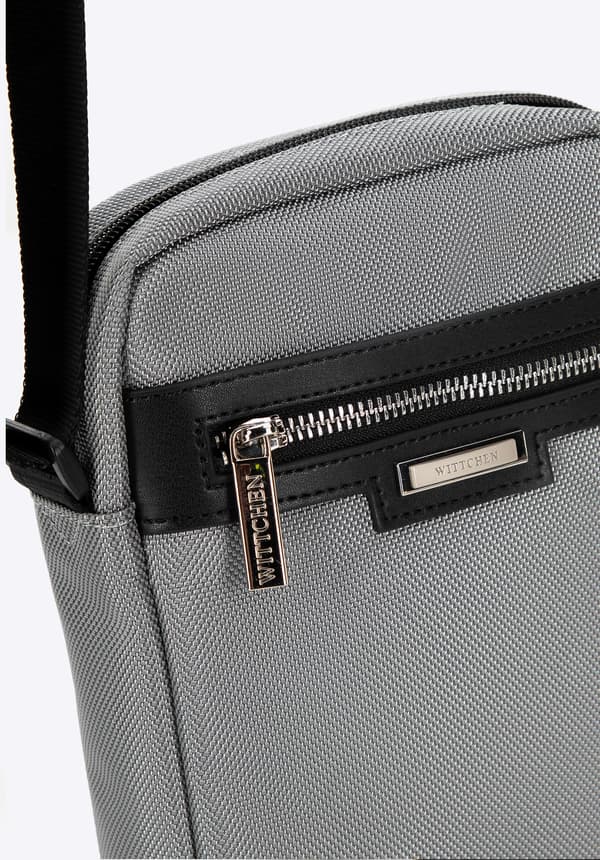 Wittchen Herr Klassisk Grå Messengerbag, Grå Polyester