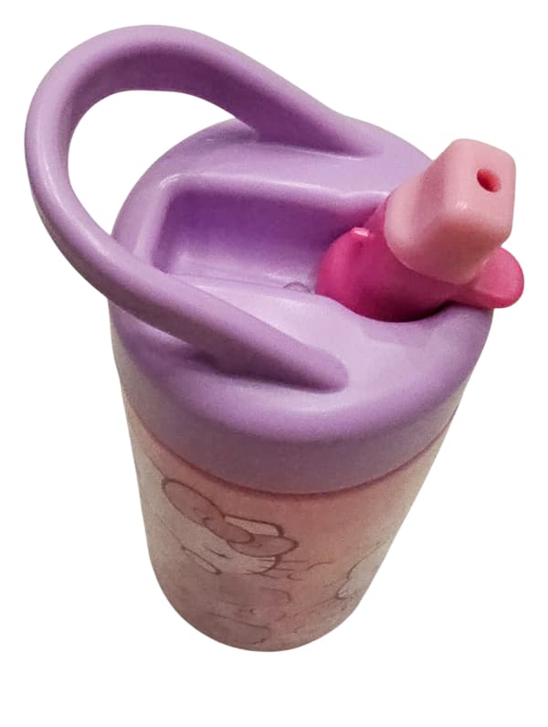 HELLO KITTY 410 ml plastbehållare med pip Barnflaska