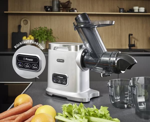 KOENIC KSJ 2050226 M långsamroterad fruktpress silver