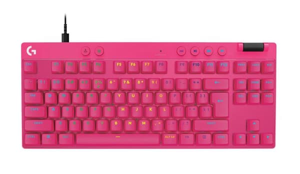 LOGITECH Pro X TKL Rapid Pink Tastatur