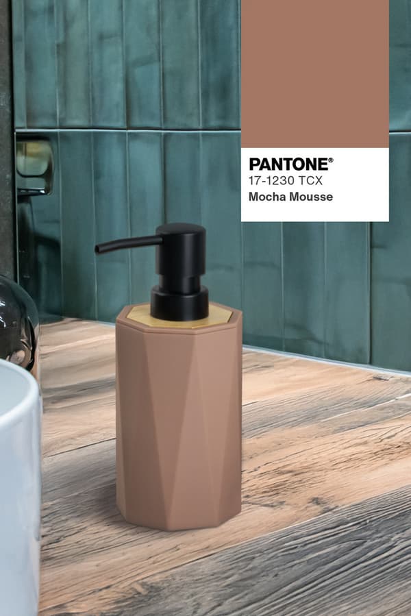 Sæbedispenser 360 ml AWD INTERIOR 2000 Mokato brun bambus