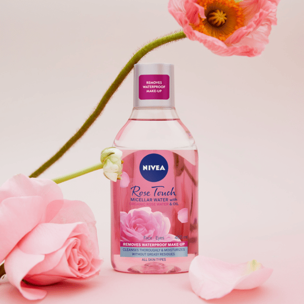 NIVEA Micellar Two-Phase Fluid med økologisk rosenvand - Rose Touch 400 ml