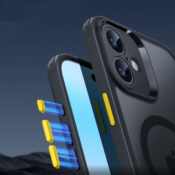 ESR CLASSIC PRO SÆT HALOLOCK MAGSAFE IPHONE 16 SORT FROSTET