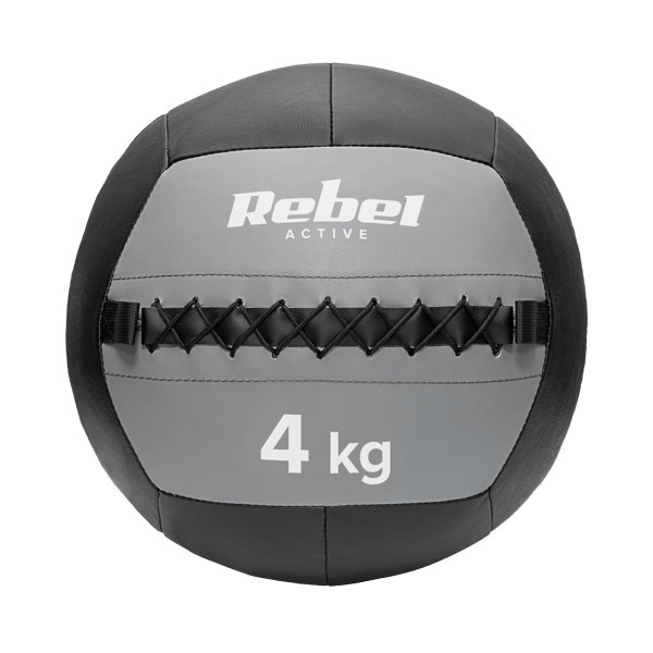 Rebel medicinbold til genoptræning læderrør 4 kg