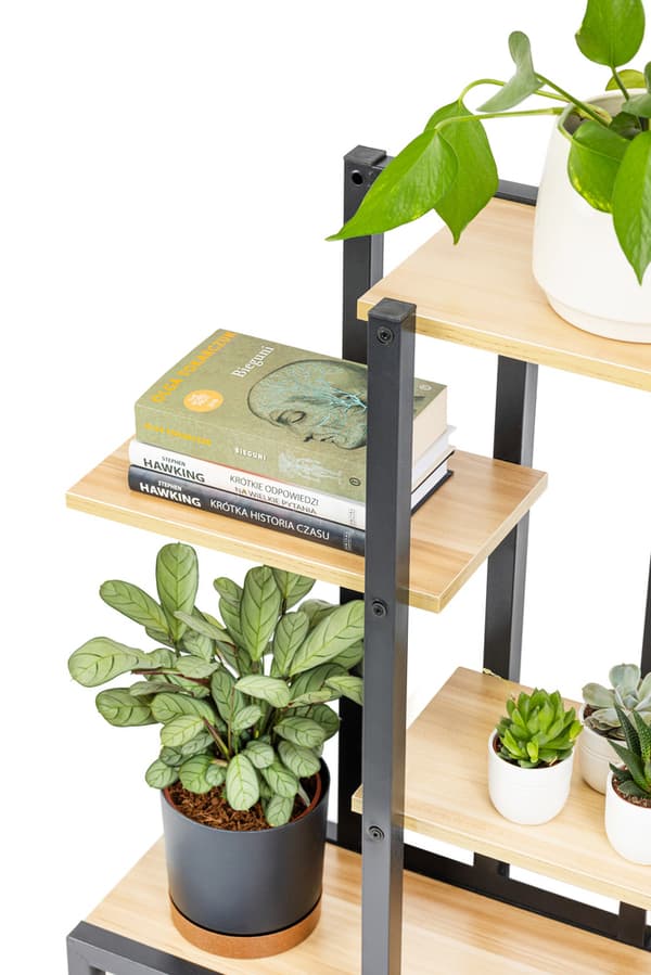 Oasis metal blomsterstativ - sort stativ til blomster og planter