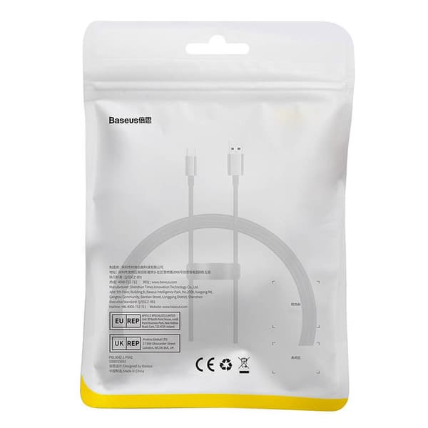 Baseus Superior 100W USB till USB-C-kabel 1m (svart)