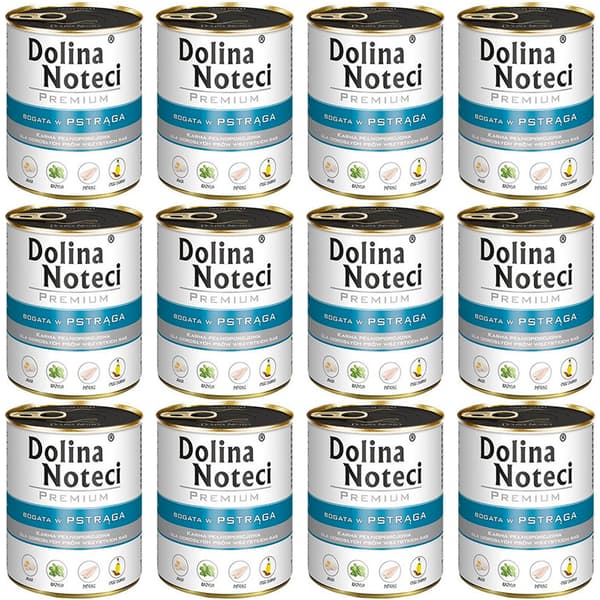 Dolina Noteci Premium vådfoder til hunde 12 x 800 g ørred