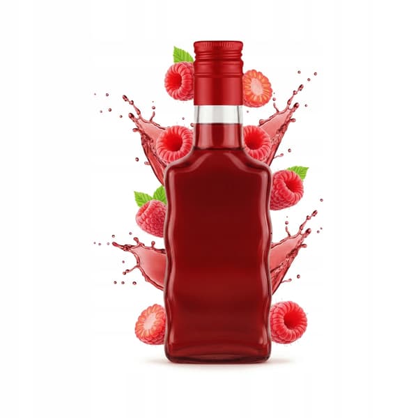 5x Wave-flaskor 200 ml för vintinkturer med skruvkork