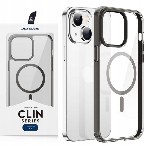 Dux Ducis Clin2 iPhone 14 Plus magneettikotelo MagSafe harmaa