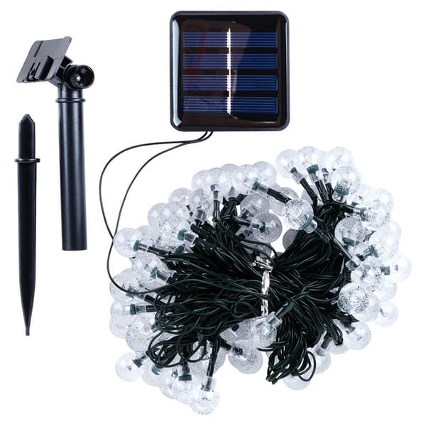 Solar LED haveguirlande 10 m 100 stk.