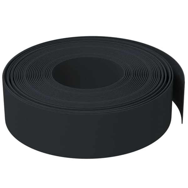 vidaXL havekant, 5 stk., sort, 10 m, 15 cm, polyethylen