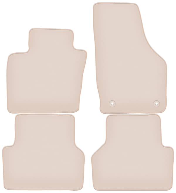 måtter PREMIUM beige til: Audi Q3 I 8U SUV 2011-2018