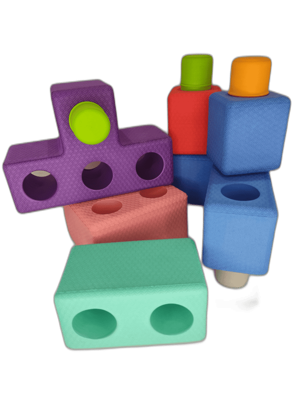 Vaahtomuovi Tetris-palikat - 45 kpl.