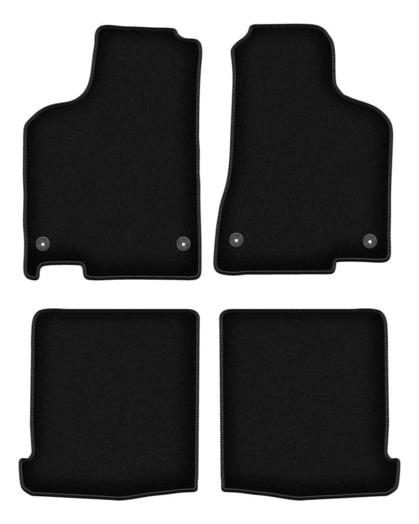 Velourmåtter BASIC sorte til: Volkswagen Lupo 3L hatchback (1997-2005)