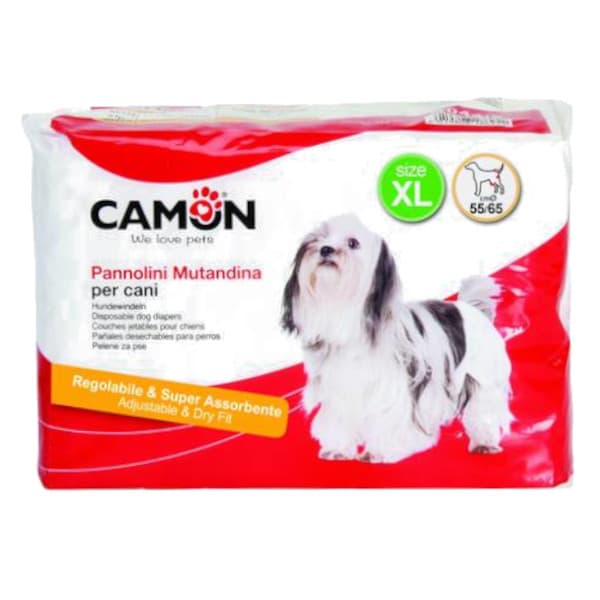 CAMON hundblöjor storlek XL engångs 12 st