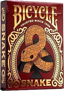 BICYCLE SNAKE-spelkort 1 kortlek i trälåda