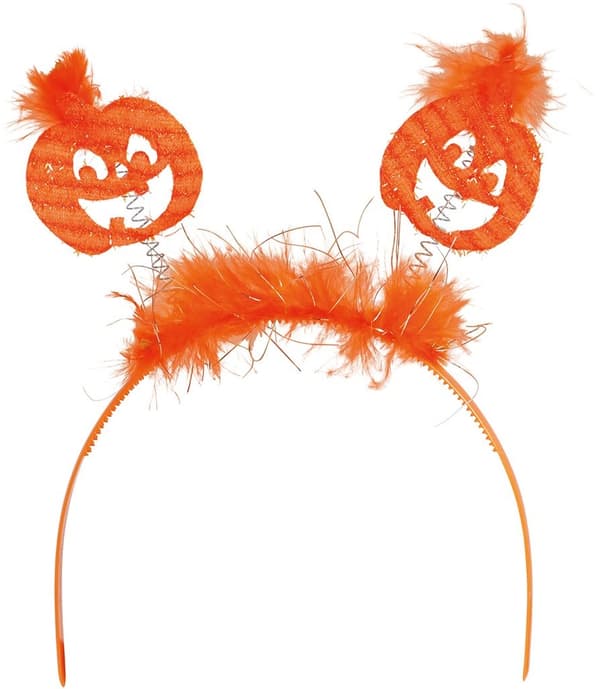 Orange pumpa Halloweenbollfesthårband