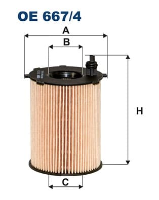 ÖLJYNSUODATIN OE6674 FILTRON