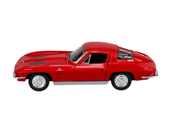 WELLY OLD TIMER 1963 CHEVROLET CORVETTE C2 RØD 1:34 43733
