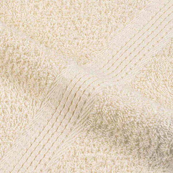 vidaXL Bastuhanddukar, 2 st, Creme, 80x200 cm, 100% bomull