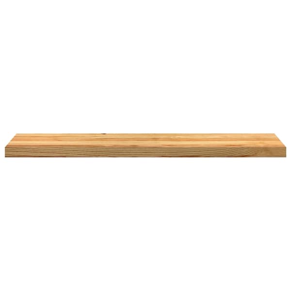 vidaXL trappetrin, 2 stk. brun 110x30x2 cm massivt egetræ