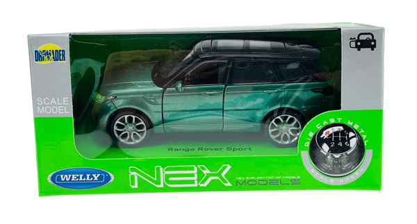 WELLY RANGE ROVER SPORT GRÖN 1:34 43698