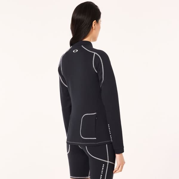 Oakley RIBBED QTR ZIP damer langærmet sort FOA500576-02E r M