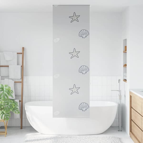 vidaXL Duschrullgardin 70x240 cm Tygbredd 66 cm