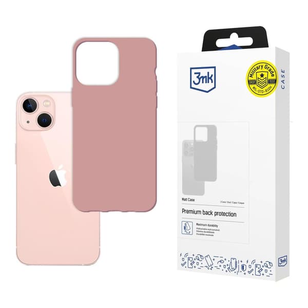 Apple iPhone 14 Plus - 3mk Matt Cover i litchi