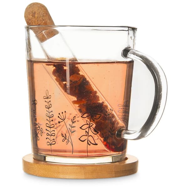 Louka glaskrus med infuser 400 ml 3 stk.
