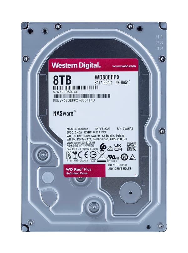 HDD WD Red Plus 8TB SATA WD80EFPX