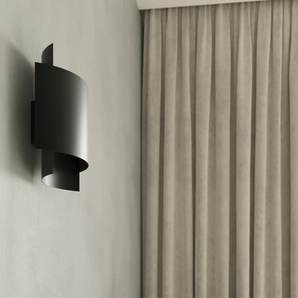 VÆGLAMPE IMPACT 1 G9 SORT SOLLUX SL.0858