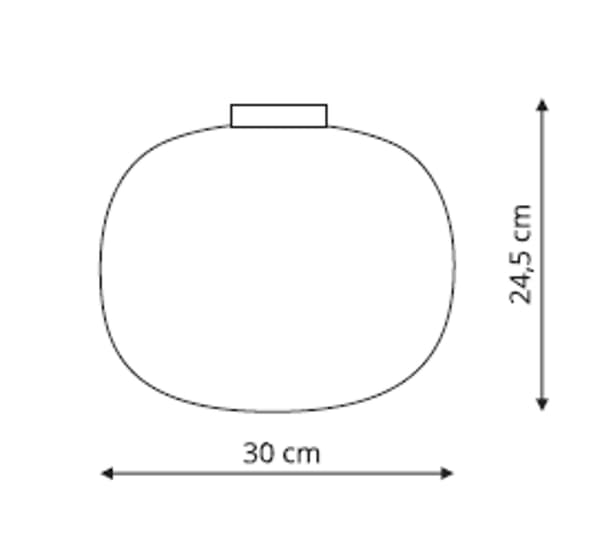 Loftlampe Jukon 1 E27 Hvidt lys Prestige LP-052/1C