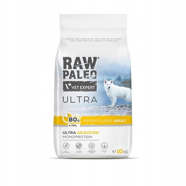 VetExpert Raw Paleo Ultra Kalkun Medium & Larg Voksen 2 kg