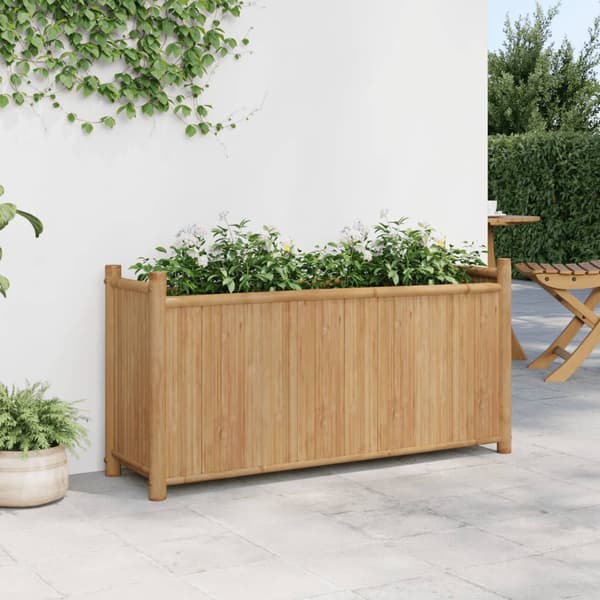 vidaXL urtepotte, 100x30x50 cm, bambus