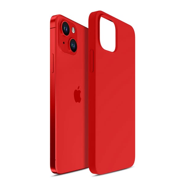 Apple iPhone 14 Plus - 3mk Hardy Silikon MagCase Röd