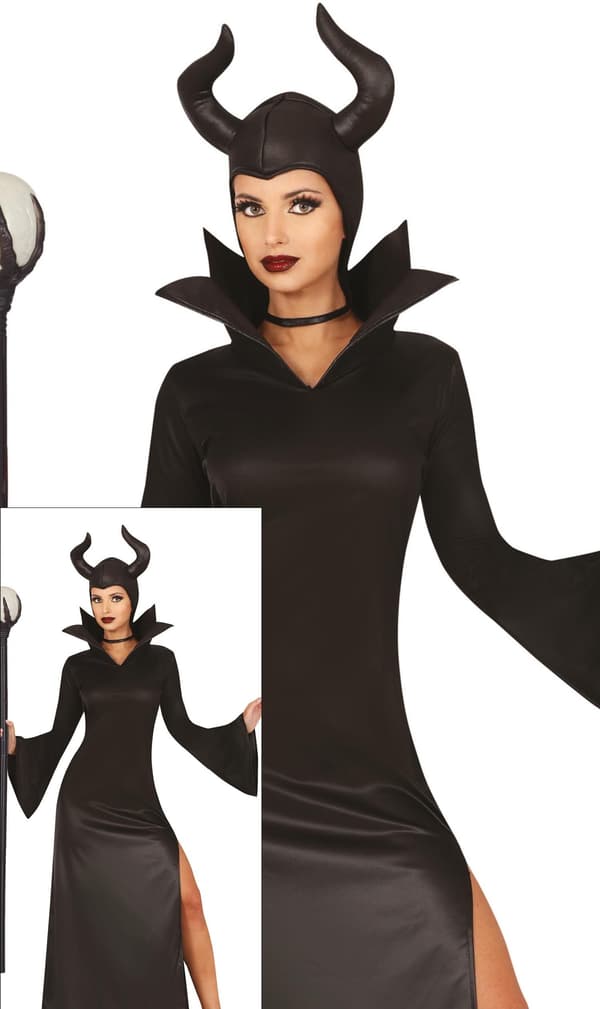Djävulshonkostym, Maleficent, Storlek 36-38 (S)