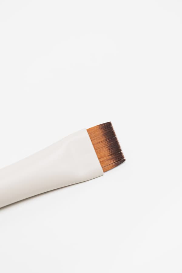 Rak krämig pensel för skiss av permanent makeup