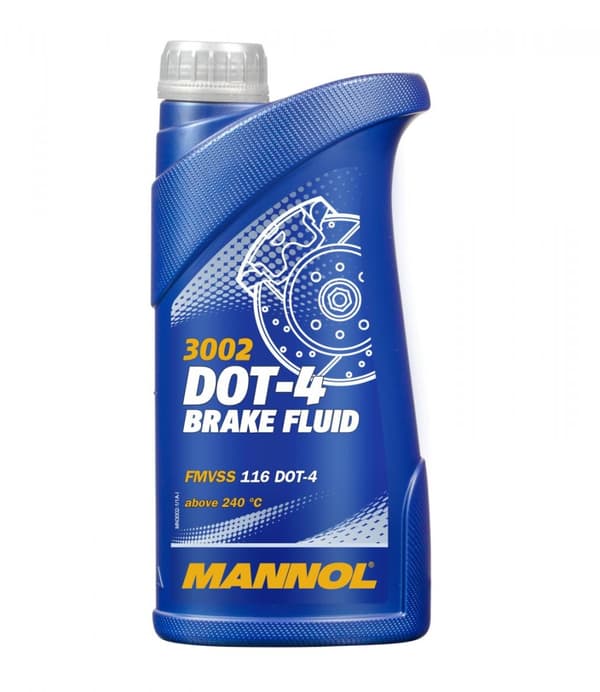 Mannol Bromsvätska DOT-4 1L - jarrunesteen tyyppi DOT-4