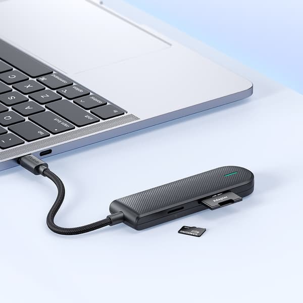 MCDODO USB-C HUB-ADAPTER SPLITTER 3X USB SD/TF