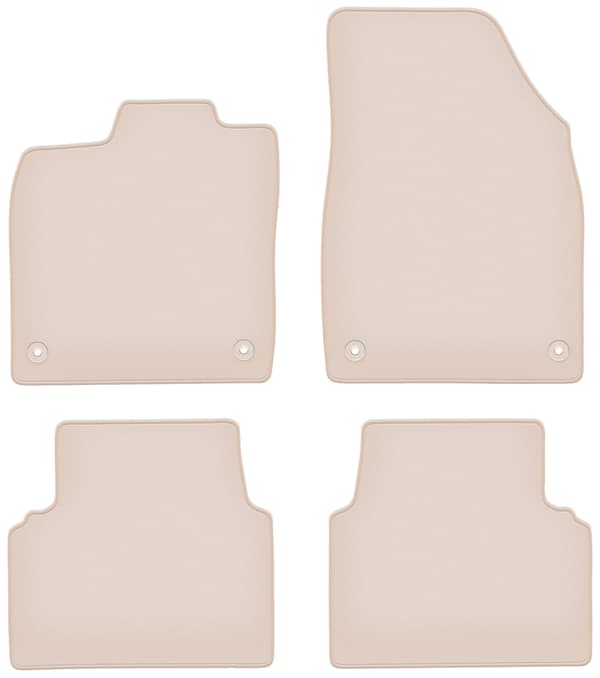 mattor PREMIUM beige för Volkswagen ID.3 hatchback 2019-