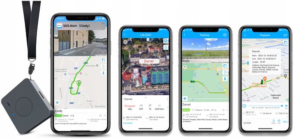 Personlig og kæledyrssporer GPS 4G + GRATIS SERVER