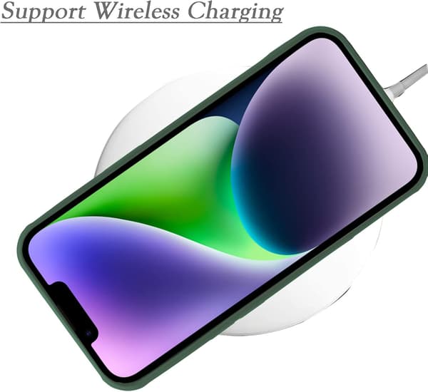 SILIKONIKUORI APPLE IPHONE 13/IPHONE 14 6.1" MUSTA + LOMPAKKO
