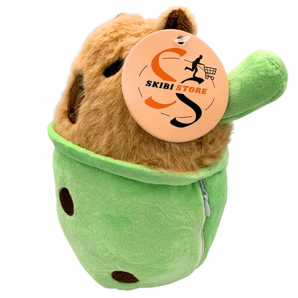 Pehmolelu Pehmolelu Kapiibara Shake Pudding Squish Halattava Pehmustettu 20 cm