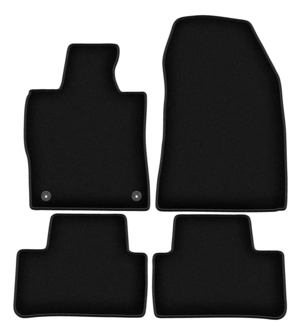 BASIC mustat velour-lattiamatot: Opel Astra VI HB/farmari (2021-)